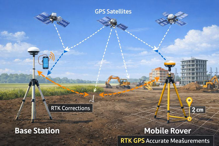 GNSS RTK Base and Rover Explained: Setup, Corrections & Field Tips GNSS RTK Base and Rover Explained: Setup, Corrections & Field Tips