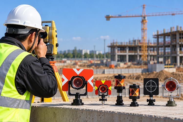 How to Choose a Surveying Prism for a Total Station